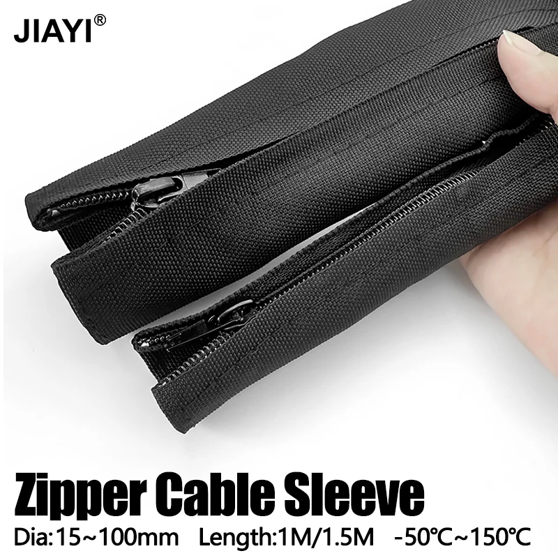 Zipper Cable Sleeve Flexible Wire Cable Management Cable Wire Protector Computer Cable Organizer PC Cable Management Cover