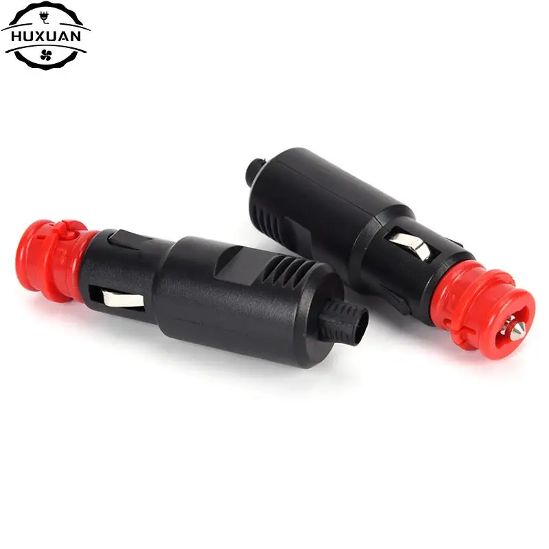 Universal 12V-24V Car Cigarette Lighter Plug Socket Power Plug Connection Male Adaptor Connectors