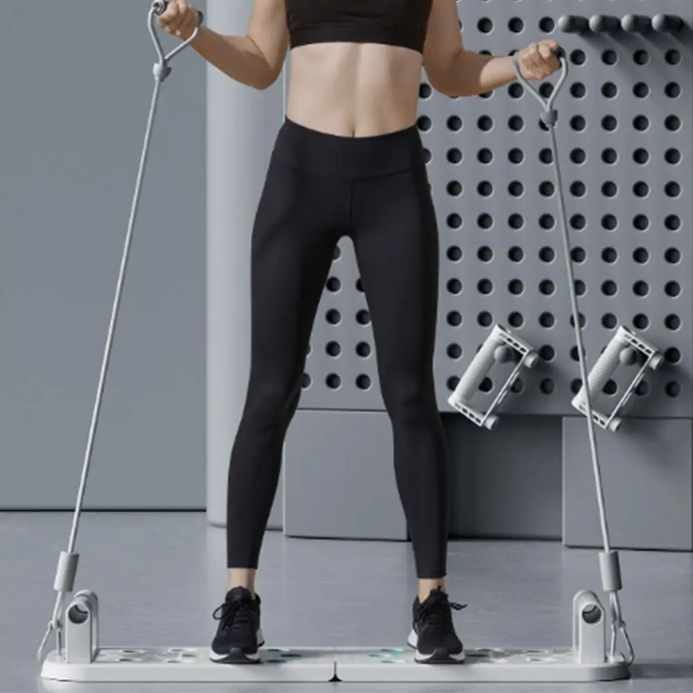 Tragbarer Push-Up-Ständer für Brustübungen, faltbar, rutschfest, mit Griff, ergonomisches Push-Up-Board-Set, Sit-Up-Unterstützung – Detail 10