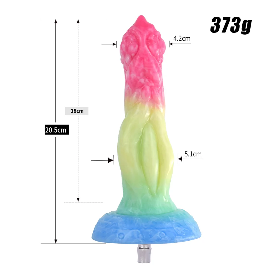 ROUGH BEAST Colorful Dildo for Quick Plug/Vac-u-lock Sex Machine Silicone Animal Dildo Anal Plug Adult SM Game for Women and Men