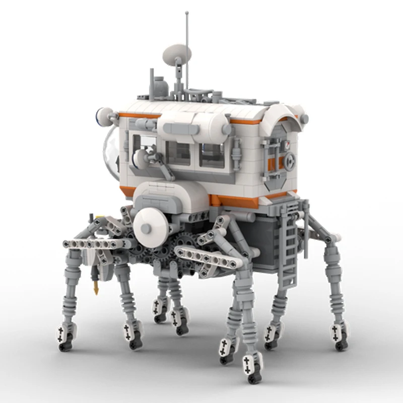 Moc-spaceウォーカーロボットモデルビルディングブロック、創造的な教育玩具、mocレンガ、marsミッション、フェスティバルギフト