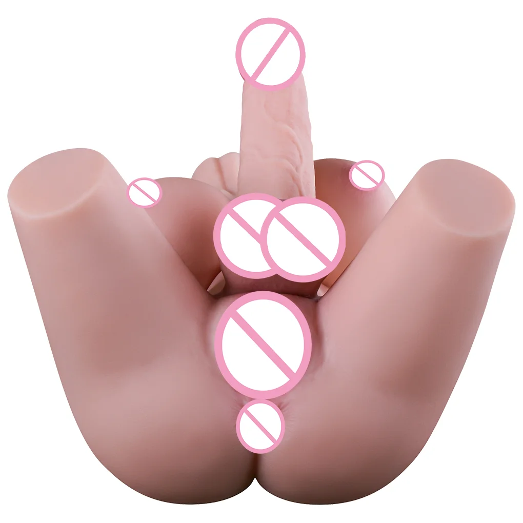 Biseksualny Femboy Onahole seks lalka tułowia seks lalka wibratory Futanari mężczyzna masturbacja pochwy sztuczna cipka podwójne kanały Anal