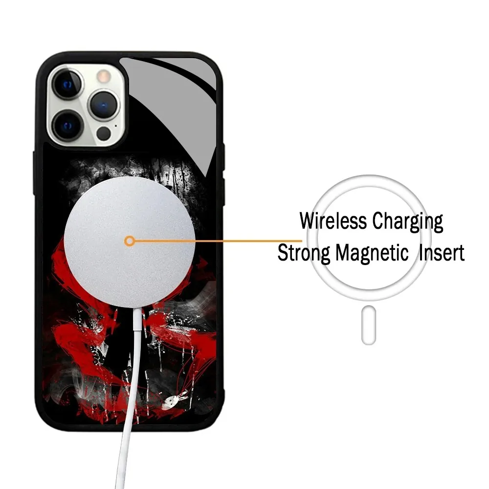 T-Tokyo G-Ghoul K-Kaneki Phone Case For IPhone 15 14 13 16 Pro Max 11 12 Mini Alex Mirror For Magsafe Wireless Charging Cover