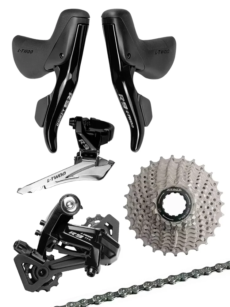 AliExpress LTWOO R9 2x11 speed, 22s Road 6Kit, Mechanical Brake, ZRACE 11s Cassette + Chains + Shifter + Rear/Front Derailleurs, 4700,R3000