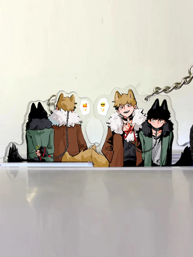 

Anime Mobu Saiko Hyaku Mob Psycho 100 Kageyama Shigeo Reigen Arataka Cosplay Cartoon Acrylic Keychain Keyring Key Ring Xmas Gift