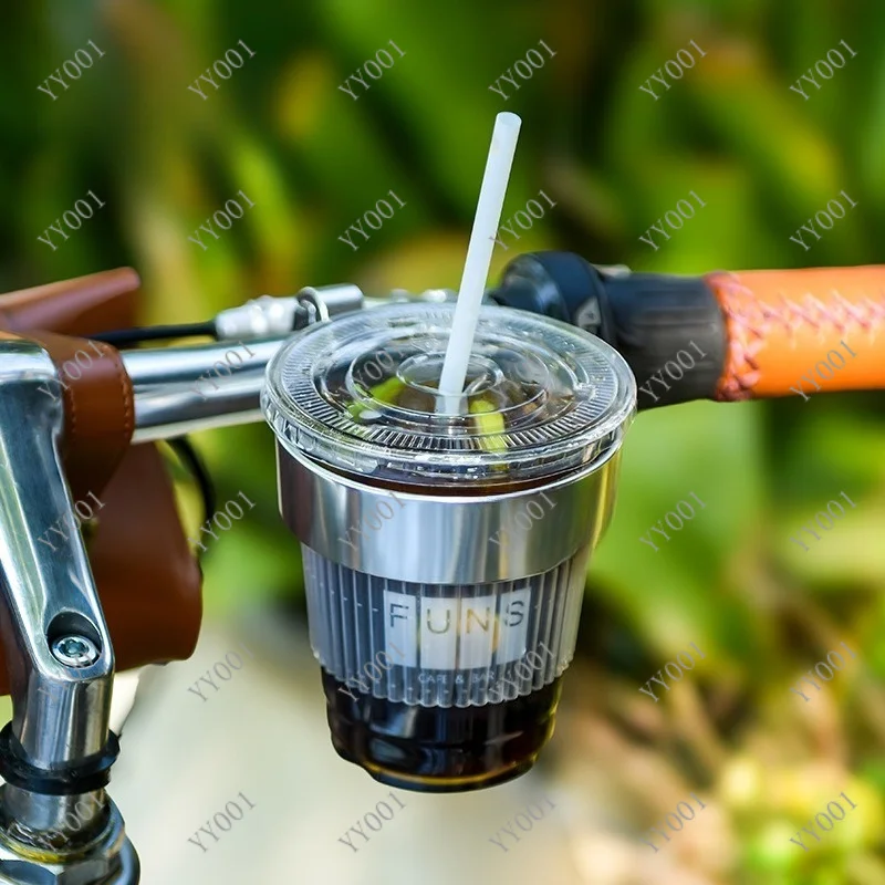 Universal Alloy Cup Rack, Lightweight Holder for Cycling Bike Electric Motorcycle Drinks