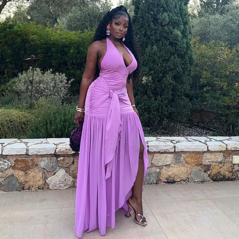 African Dresses For Women 2025 New African Clothes Dashiki Spaghetti Strap Ankara Bazin Traditional Robe Africa Long Dress