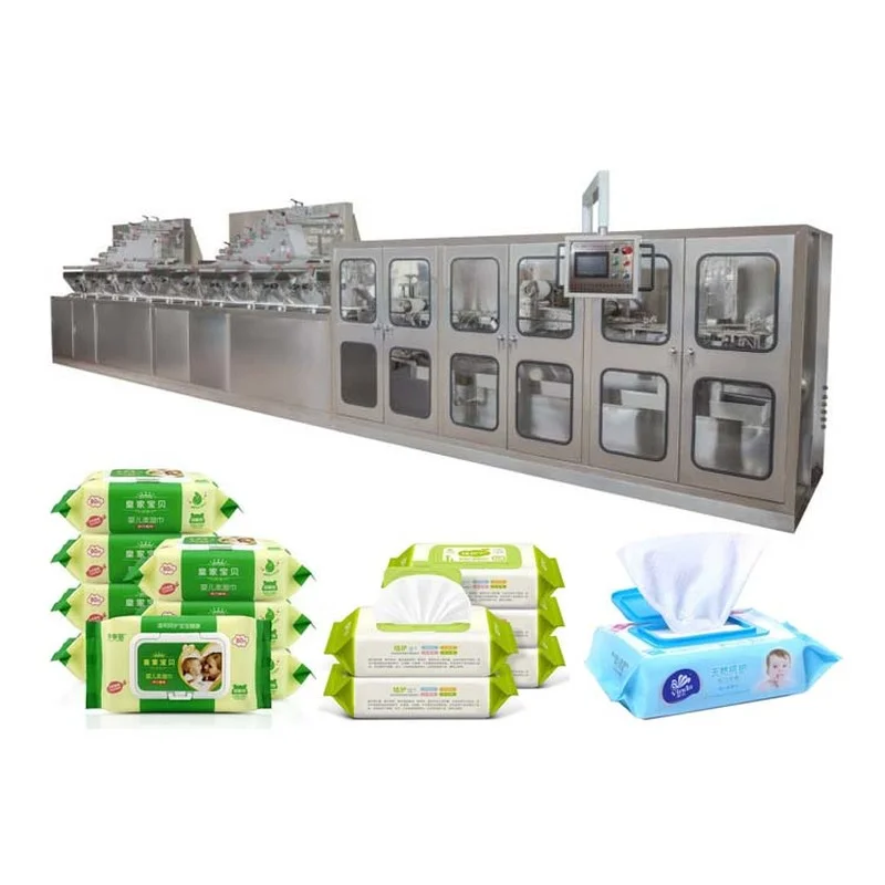 YUGONG Non Woven Fabric Wet Wipes Making Machinery Wet Wipes Tissue Machine