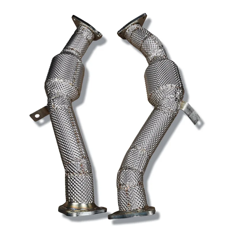 Подходит для автомобильной модифицированной выхлопной трубы из нержавеющей стали, предназначенной для моделей Porsche Cayenne 12-18 3.0T.