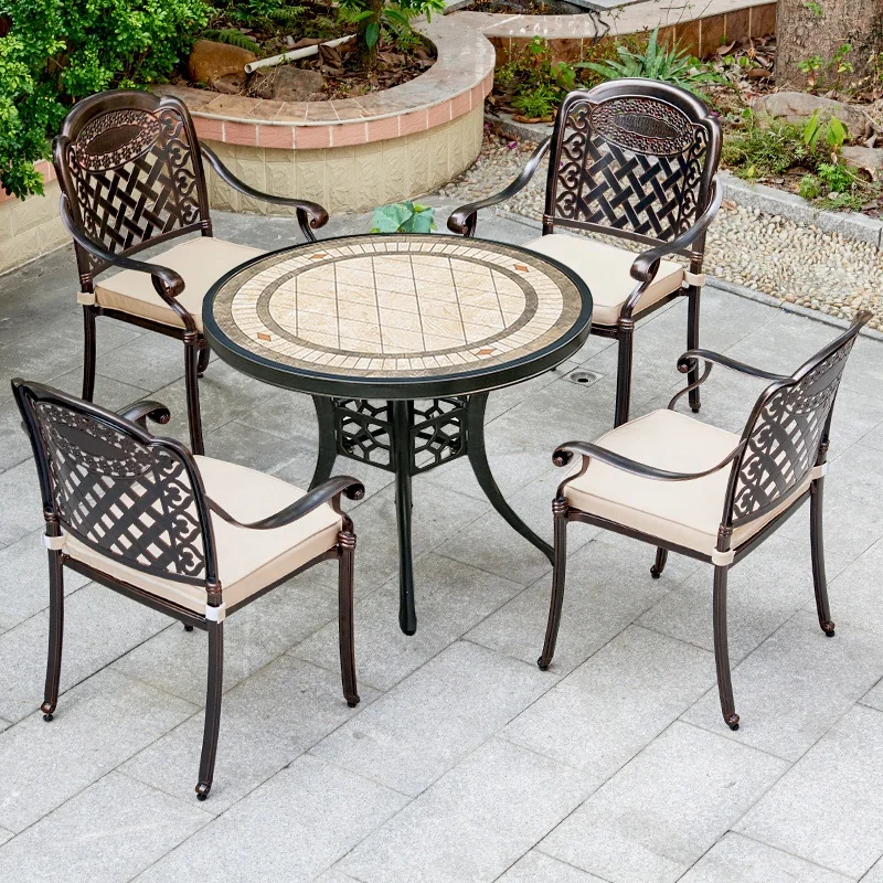 *r for Europe Market Popular Outdoor Garden Table and Chair Set Garden Patio Dining Patio Furniture Set&