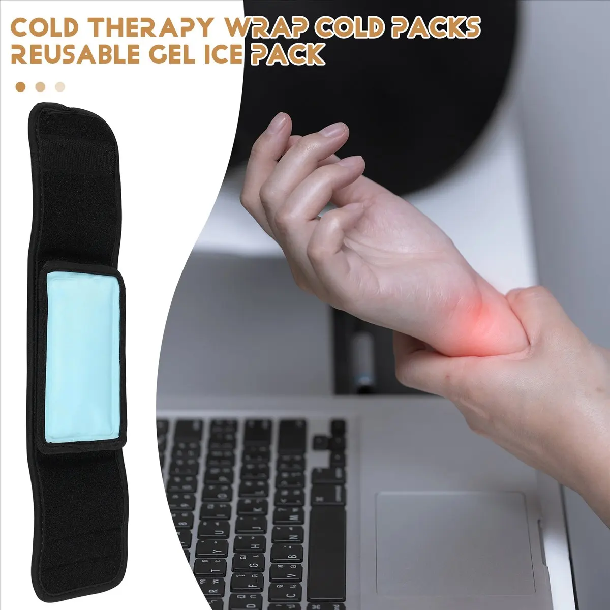 new arrival  Cold Therapy Wrap Cold Packs Reusable Gel Ice Pack Compress for Injuries Recovery and Pain Relief