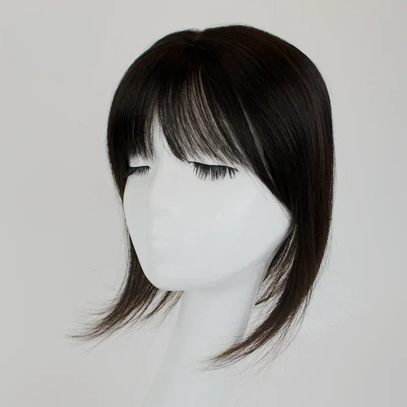 Fangsi wig, top delivery needle, real hair, reissue block, top reissue piece, women's hair is rare, braided wig