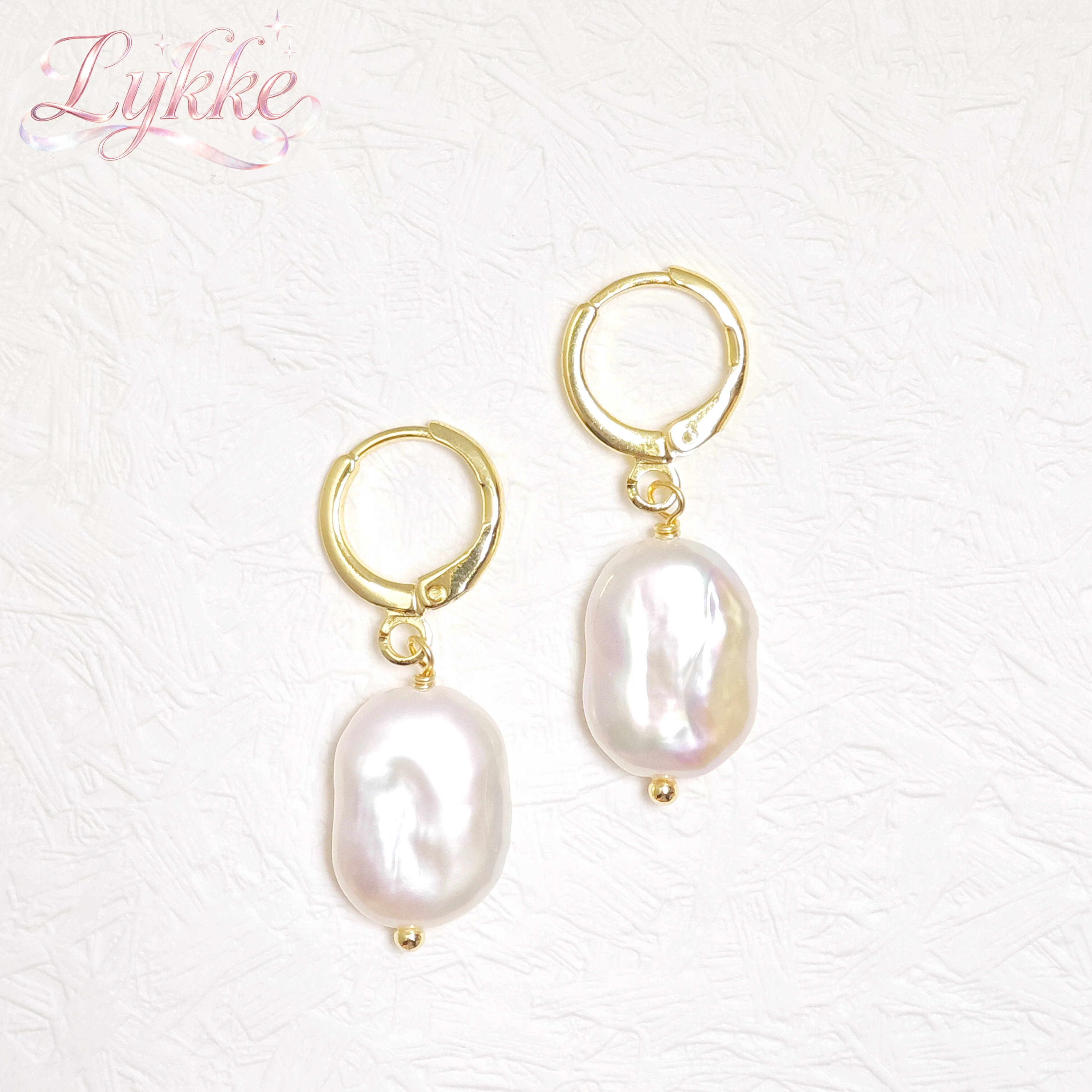 

Hot selling Bohemian Natural Pearl Square Women's Earrings 18K Gold Plated Earrings Classic Jewelry Gifts Party Wedding Daily