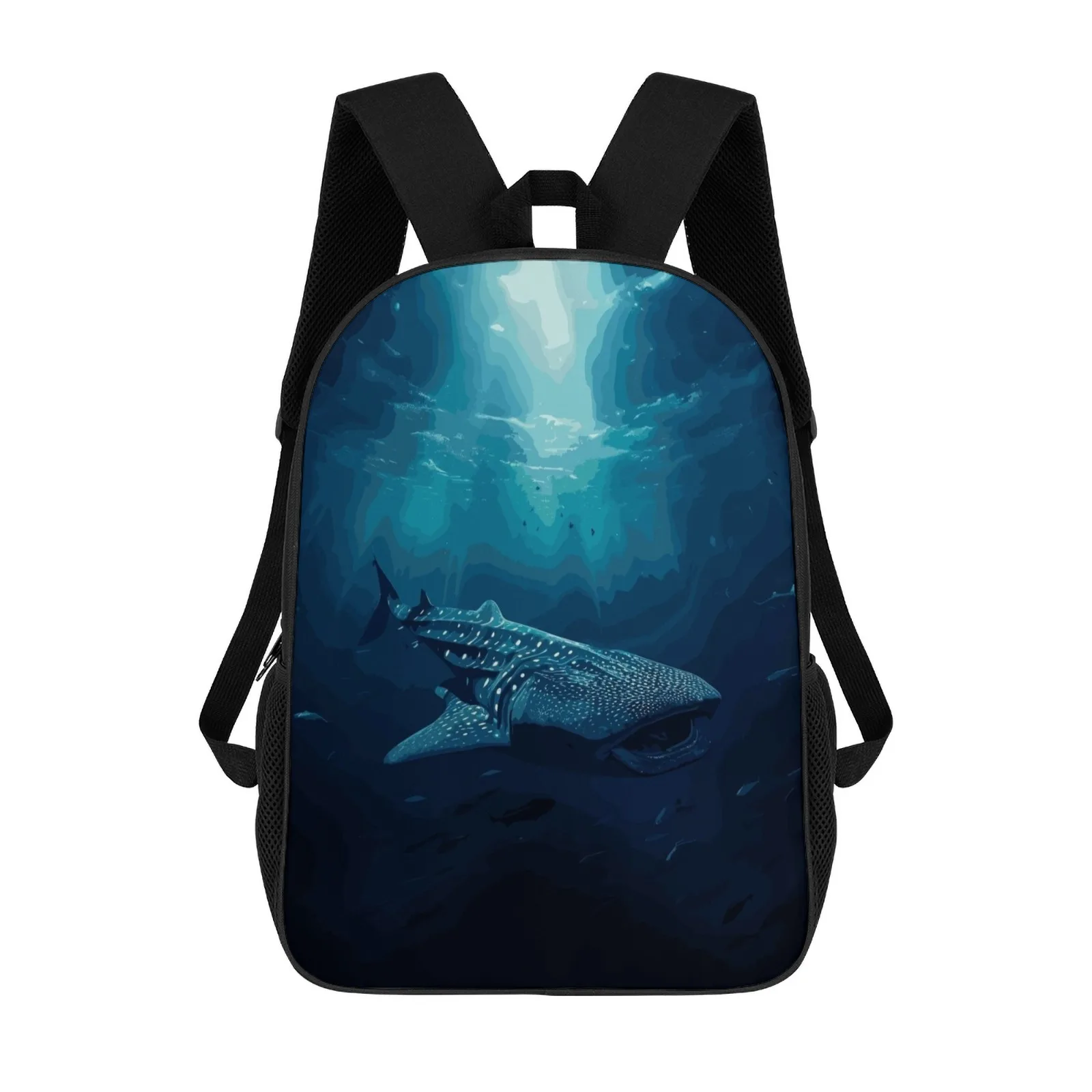 

whale sharks Mochila Escolar Printed Book Bag Class Bags For Girl 17 Inch School Backpack Bag