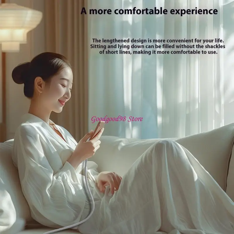 

100W Fast Charging Cord USB C Cable Double Male End Type C to Type C Data Cord Line with 480Mbps Data Transmission W8EC