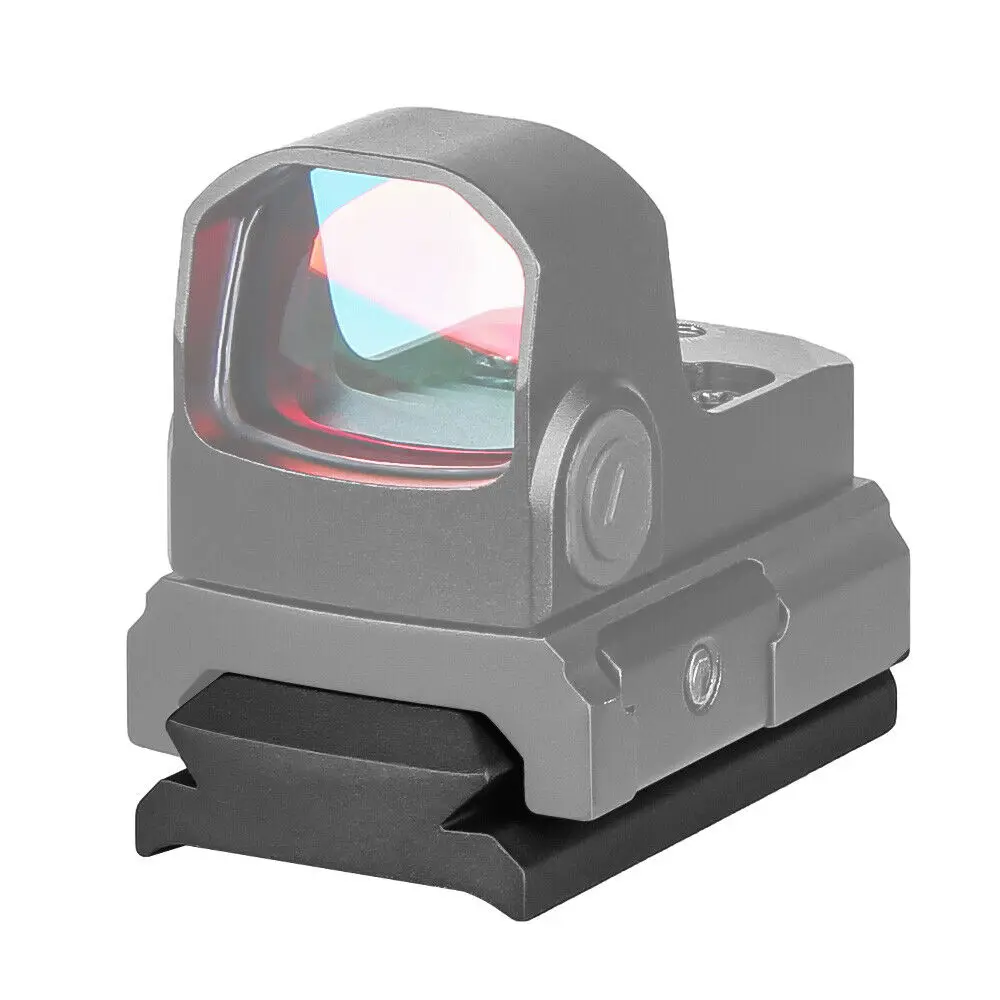 Optic Red Dot Sight Mounting Plate Rail fit for Glock Model G17 19 20 21 22 26 42 43 aluminum alloy Picatinny Rail width 25.57mm