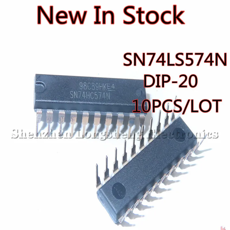 10PCS/LOT NEW SN74HC574N 74HC574 DIP-20 D-type flip-flop  In Stock