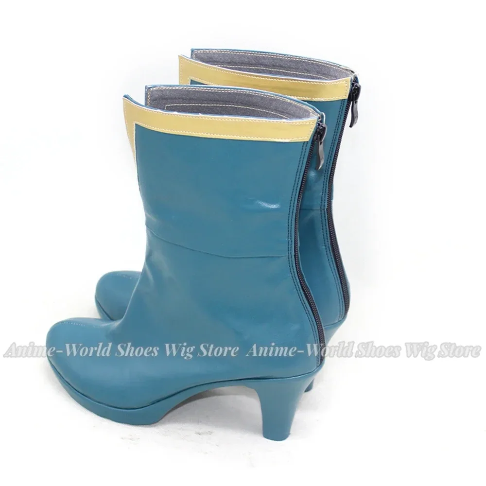 Unisex Anime Cos Puella Magi Madoka Magica Miki Sayaka Cosplay Costumes Shoes Boots Custom Size