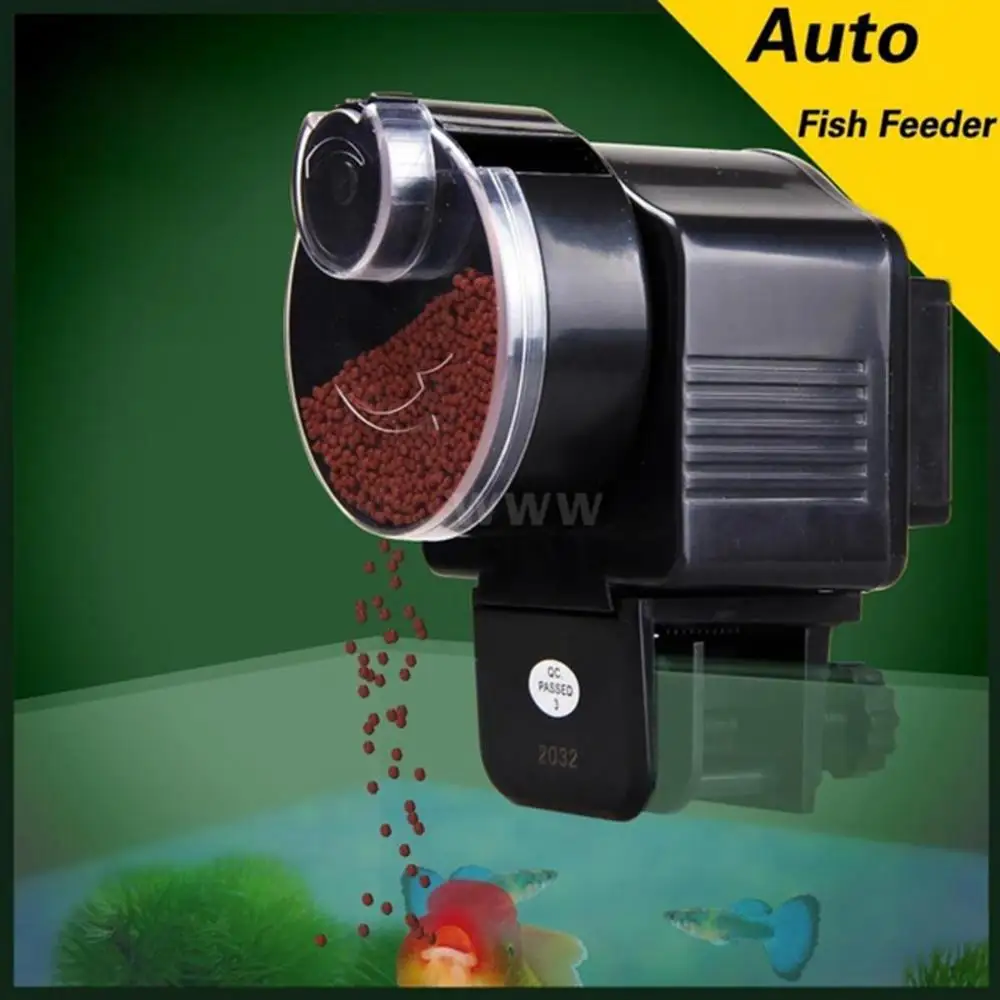 

Auto Adjustable Fish Tank Aquatic Pet Supplies Aquarium Timer Fish Food Dispenser Feeding Device Fish Feeder