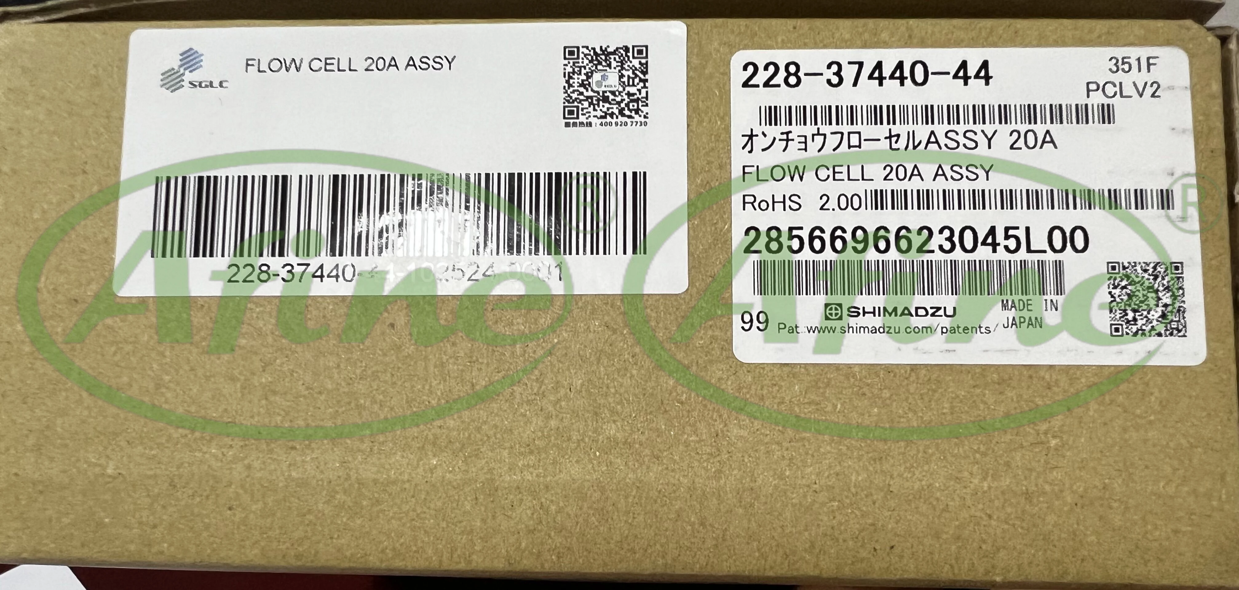 AFINE SHIMADZU 228-37440-44 FLOW CELL 20A ASSEMBLY,Circulation Pool