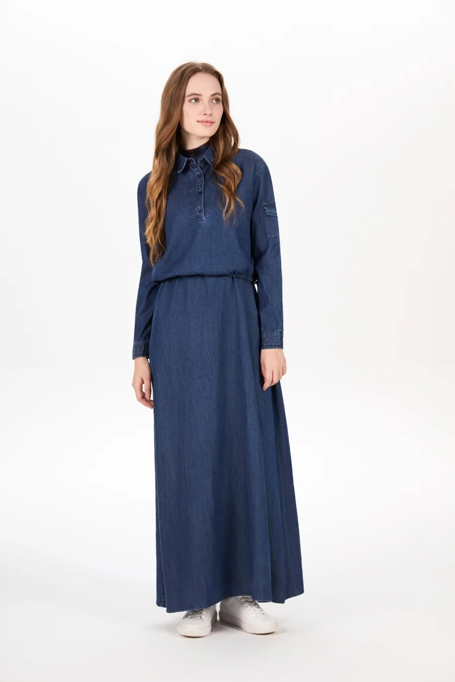 AS AW25 Denim set loose Shirt + slip dress Aline adjustable dress 16 Sd73ce8eba1994fbfa09202a718b71c48f