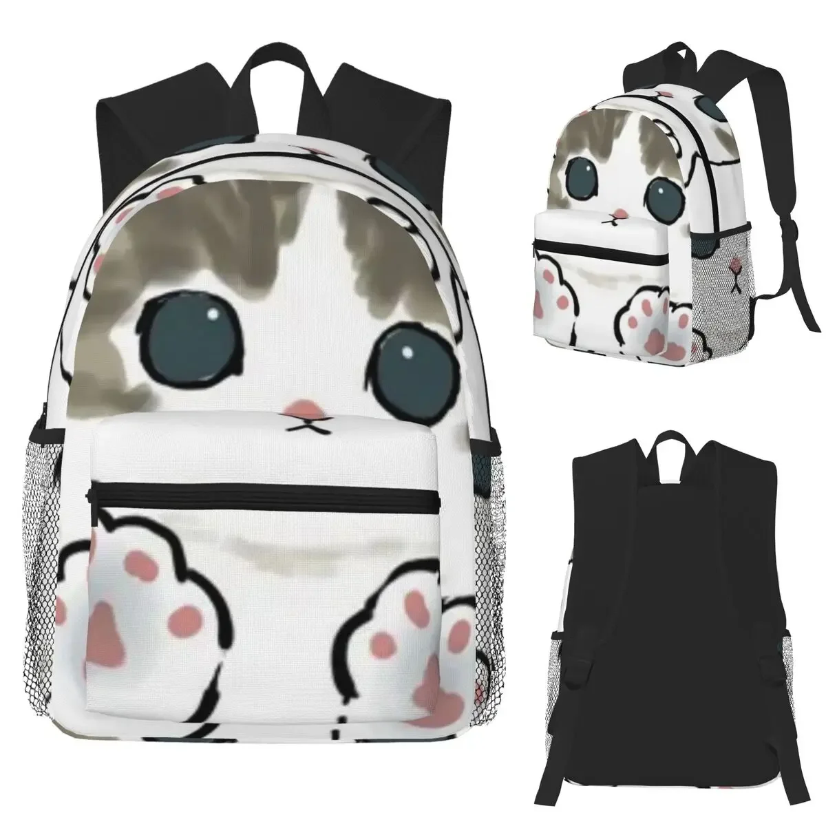 

Funny Working Cat Student Backpack School Bag Hiking Travel Daypack for Boys Girls Fashion Bookbag Shoulder Bags