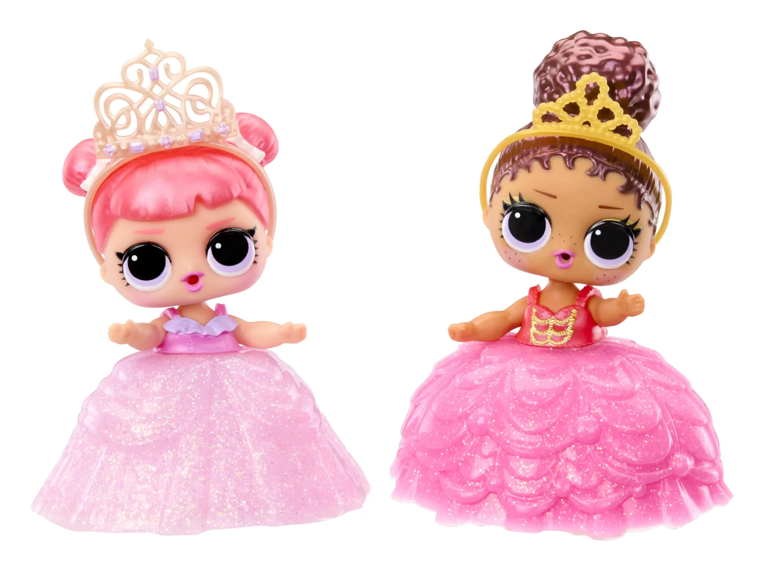 

LOL Surprise Princess Tot + Baby Sister Bundle 8 Surprises The magical color change when encountering water Sisters Dolls