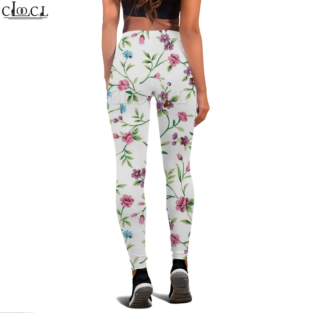 CLOOCL Fashion Sexy Women Legging Floral Pattern 3D Printed Casual Trousers for Female Outdoor Workout Jogging Pants Yoga Pants