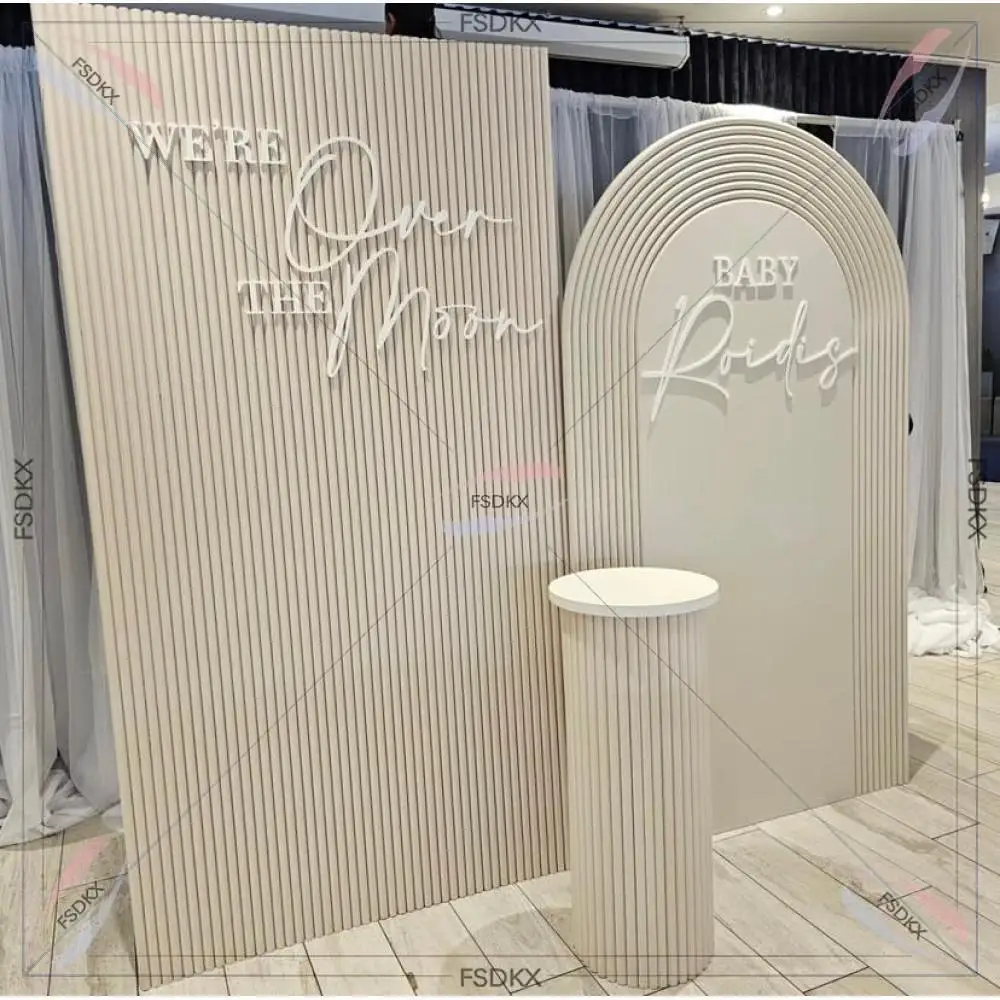 

Wedding PVC Acrylic Backdrop Panel Stand Birthday Party Decorations