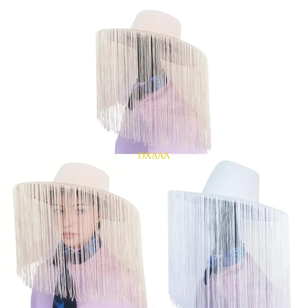 dxaa-elegantes-sombreros-flecos-decorativos-tela-transpirable-ajuste-comodo-fiesta-occidental-accesorio-para-festival