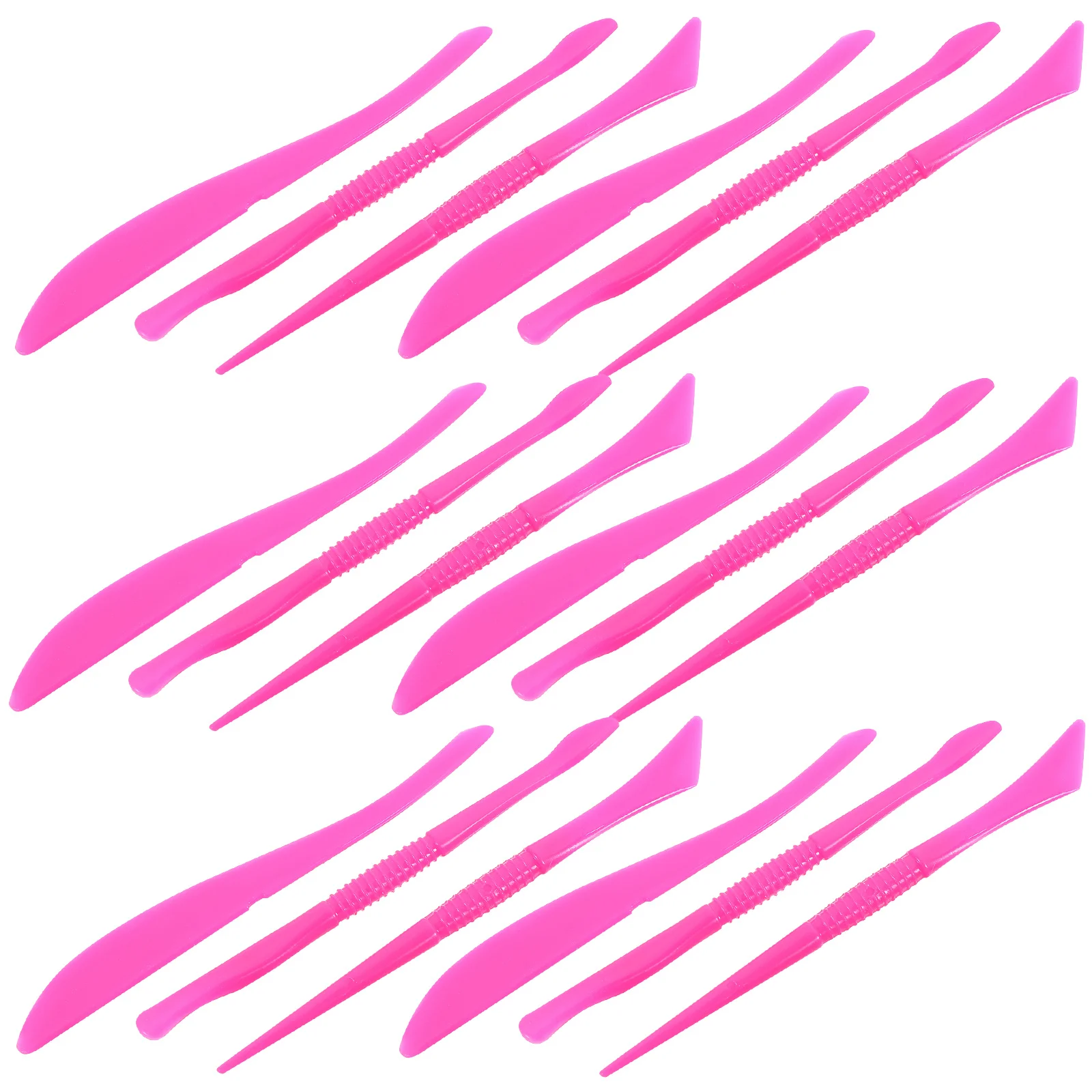 

12Set Durable Polymer Clay Craft Tool Kit Stable Performance Easy to Clean and Store for Various Projects Clay Sculpting Tools