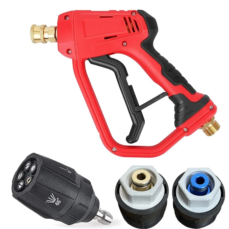 

Water gun snow foam lance for Car Cleaning Hose Connector For Parkside/Karcher/Nilfisk/Daewoo/Bosch Quick connector nozzles