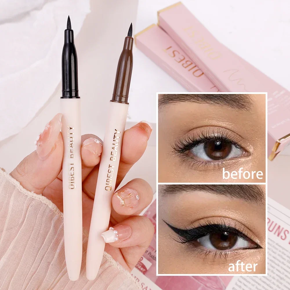 Black Brown Liquid Eyeliner Waterproof Lasting Eye Liner Quick Drying Not Blooming Natural Eyeliner Liquid Pen Cosmetics Tools