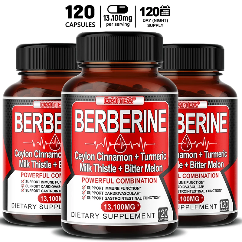 Berberine, Ceylon Cinnamon, Turmeric, Milk Thistle, Bitter Melon, Immune Function, Cardiovascular and Digestive Health