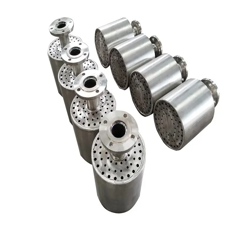 Hot water tank bath steam heating muffler jet bath pool reaction steam muffler