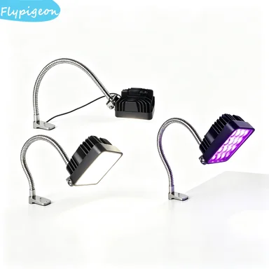 High Intensity Clamp UV Curing Lamp Adjustable Ultraviolet Light for Crystal Epoxy UV Glue 3D Printing 16w 32w