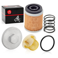 Oil Drain Plug CAP & Spring Oil Filter Strainer For YAMAHA SR185 BW TW200 TTR230 YFM 200 XT 225 Bear Tracker Timberwolf YFB250