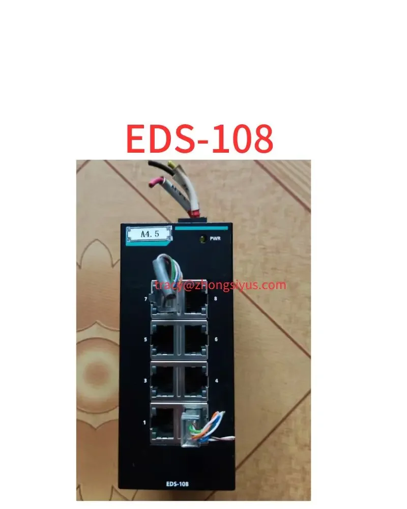 Second-hand EDS-108 industrial grade switch 8100 megabit port, non-network management type