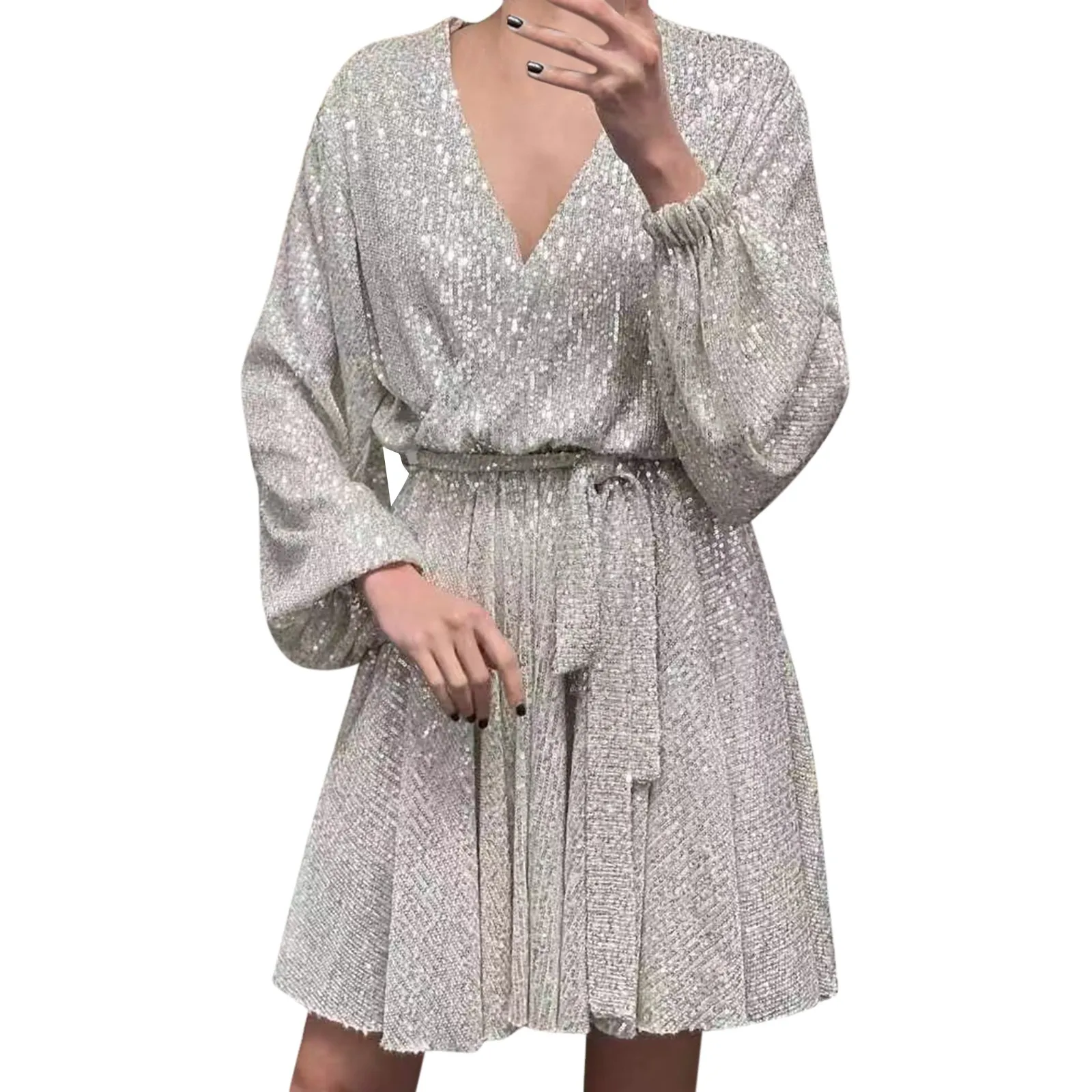 Robe de Soirée à Paillettes pour Femme, Tenue de Cocktail, de Vacances, de Rotterdam, Perlée, Élégante, Sexy, à la Mode, Nouvelle Collection 2025