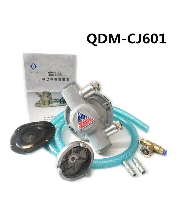 

QDM-CJ601S pneumatic one-way diaphragm pump carton packaging printing aluminum alloy water ink pump