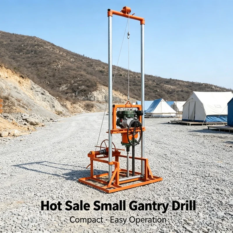Customized Water Well Drilling Rig, Shallow Water Intake Drilling Equipment, Rural Farmer Courtyard Well Drilling Machinery