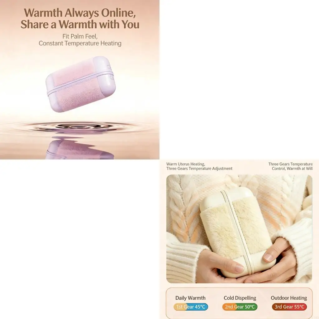 

Portable Hand Warmer Attachment Fast Warmth Intelligent Temperature