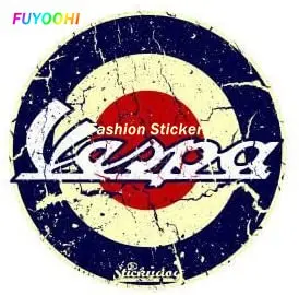 Fuyoohi Aufkleber Pegatinas Auto Aufkleber Auto Styling Zubehör Vinyl Vespa Logo Bandera Italien Moto Flagge Dekoration