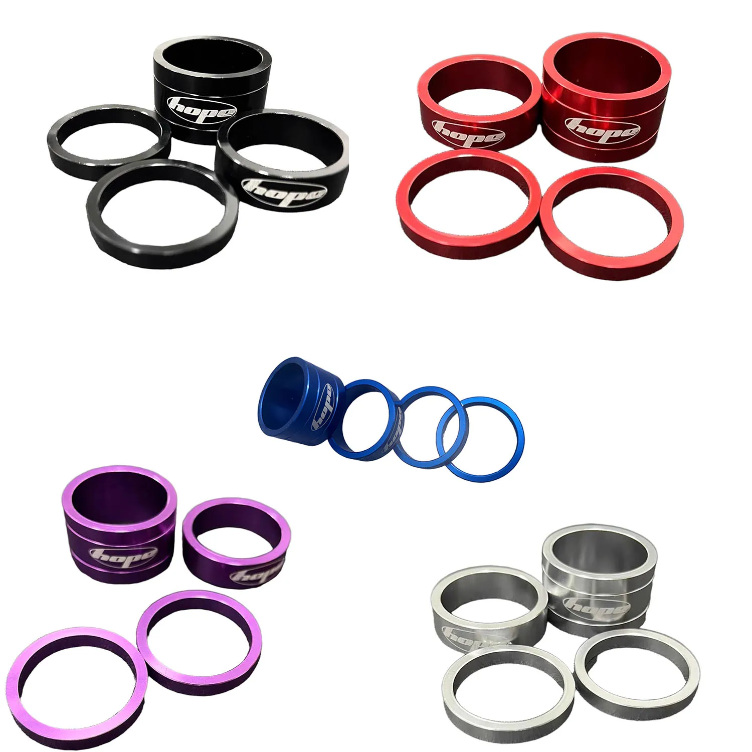 

HOPE Earphone Pad Set Aluminum Alloy Bicycle Earphone Pad Suitable for 28.6mm Bicycle Front Fork