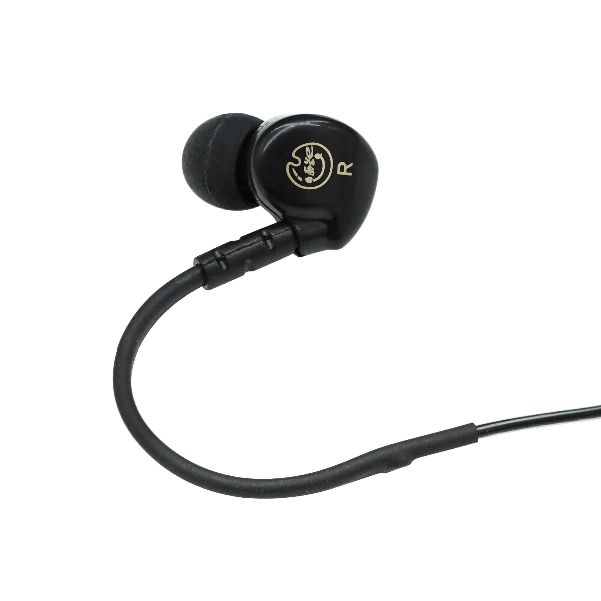 Auricular deportivo con gancho para la oreja tipo K de 2 pines con micrófono PTT, auriculares con cancelación de ruido compatibles con walkie talkies Baofeng UV-5R/888S