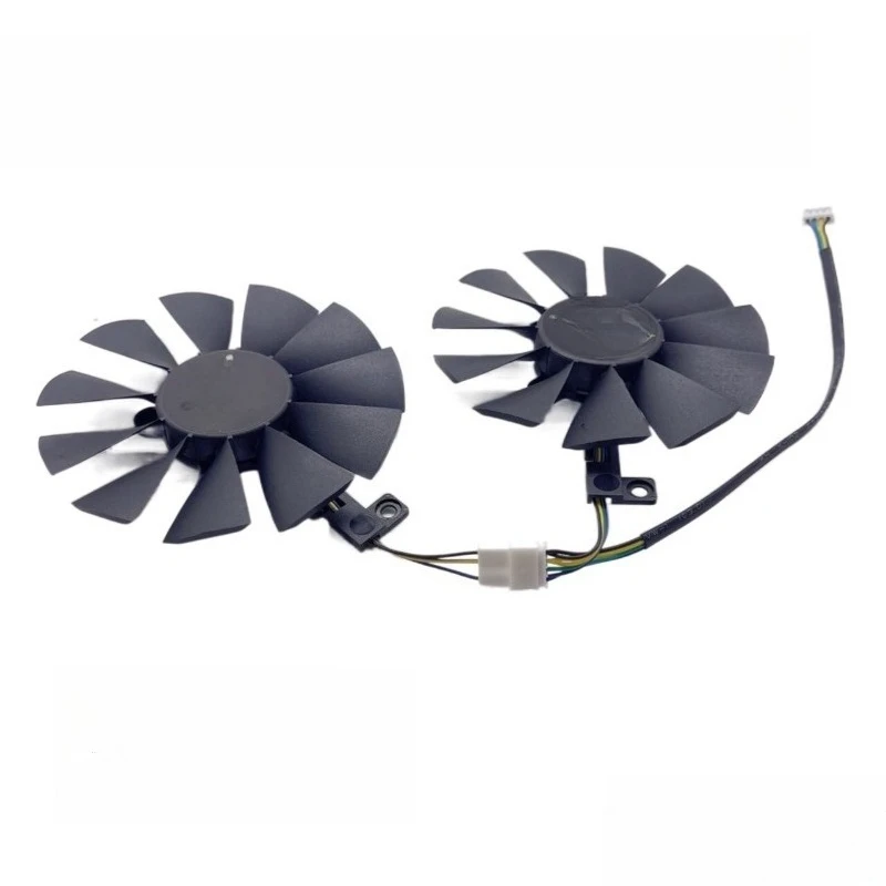 ... for ASUS GTX1060 1070 RX480 GAMING Snow Leopard, graphics fan, dual ball fan...
