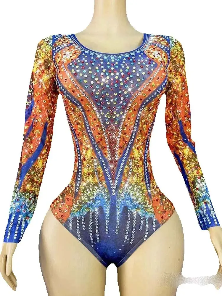 高品質カラー箔押しセクシー弾性ジャンプスーツ2025新作ファッションカスタムレディース服