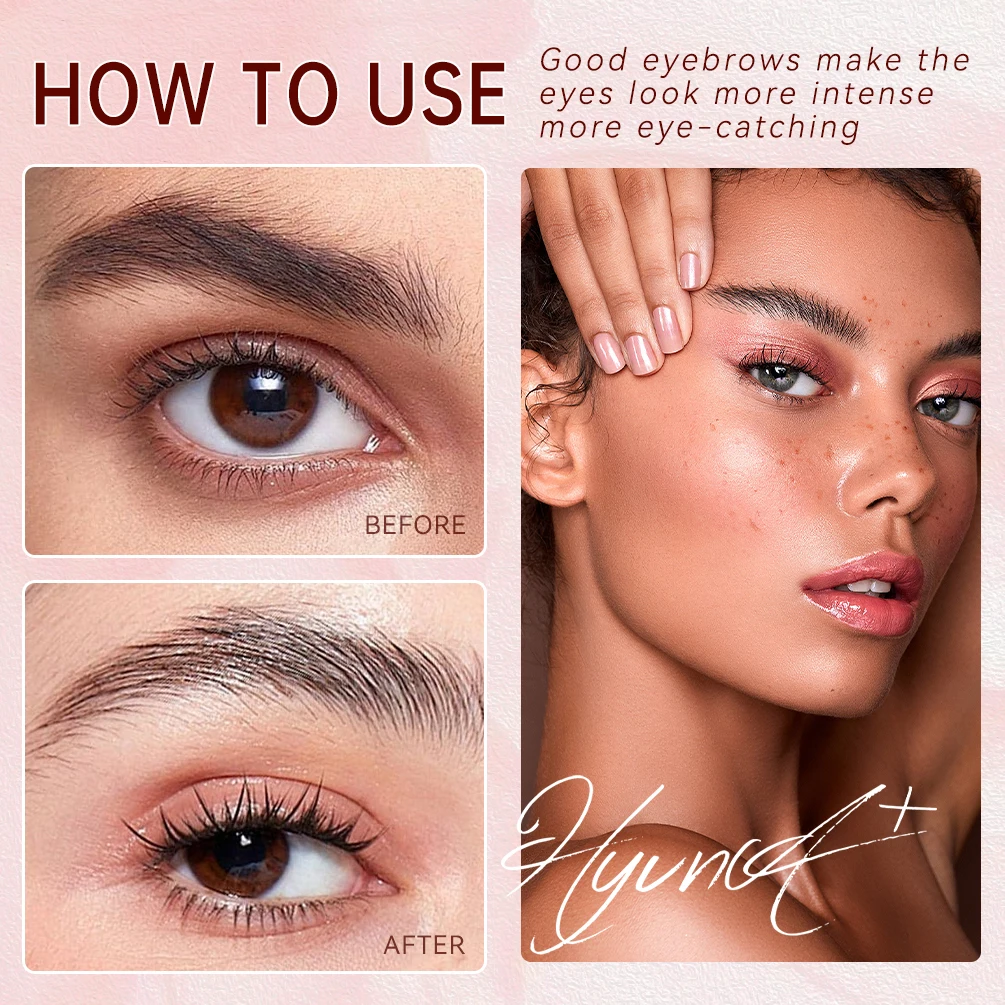 QIBEST Eyebrow Styling Wax Waterproof Makeup Quick-drying Lasting Brow Pomade Setting Cream Natural Wild Eyebrow Sculpt Soap