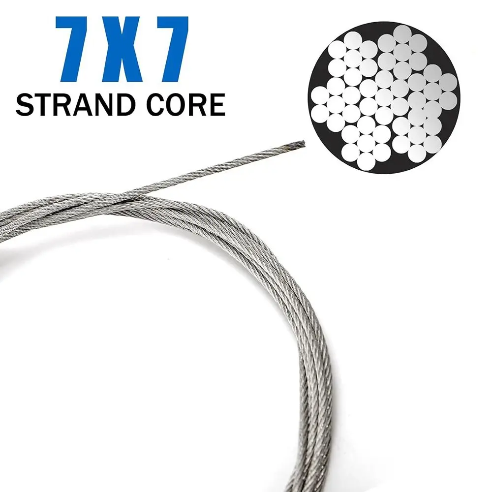 New Stainless Steel Wire Rope Adjustable With Locking Suspension Lanyard Lighting Hanging Wire