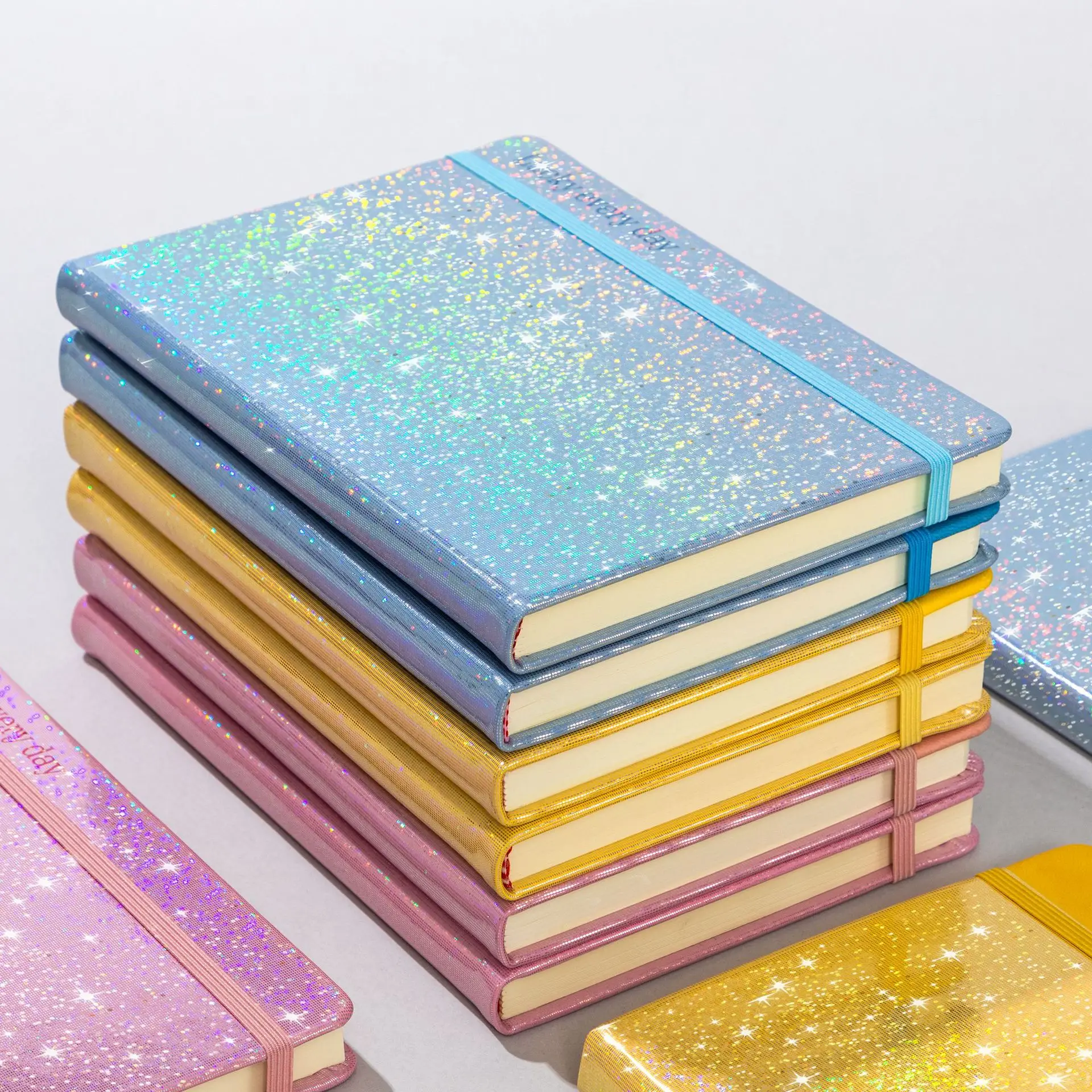 Fantasia A5 Notebook com Alça de Alto Valor Estético, Notebook portátil, Logotipo personalizado, Material escolar